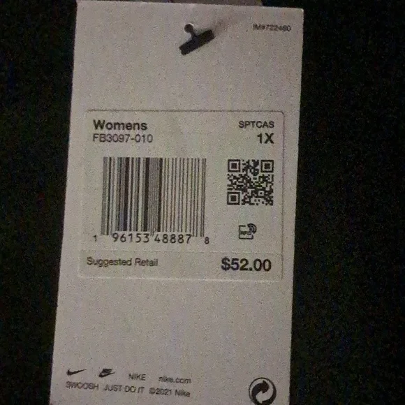 Women's 1X Nike tight fit high rise full length leggings - Picture 3 of 4